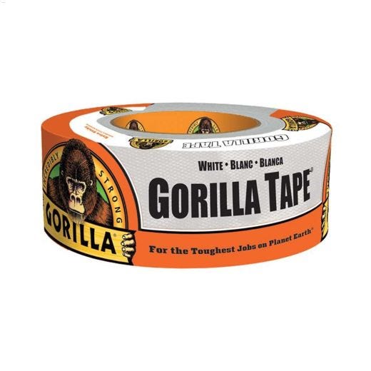 30 yd x 1.88\" White Gorilla Tape