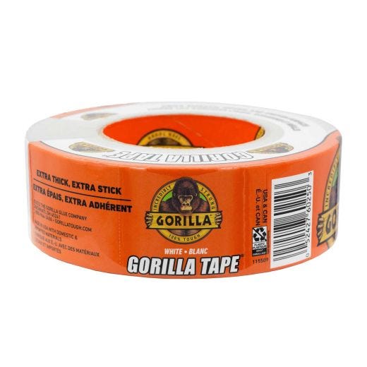 Ruban Gorilla blanc 30 vg x 1.88"
