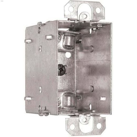 2\" x 3\" x 2-1\/2\" Rugged Metallic LU Single Gang Device Box