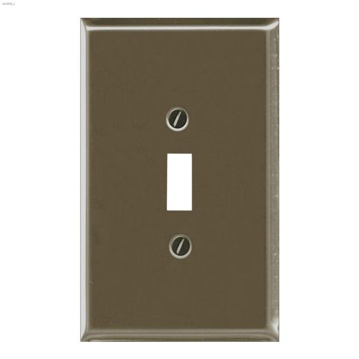 Satin Nickel Metal (1) Toggle Wall Plate
