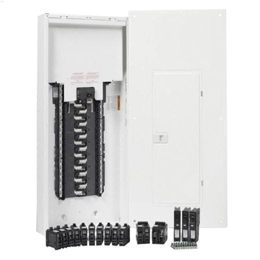 200A 60\/30 Circuit White Load Center Sub Panel