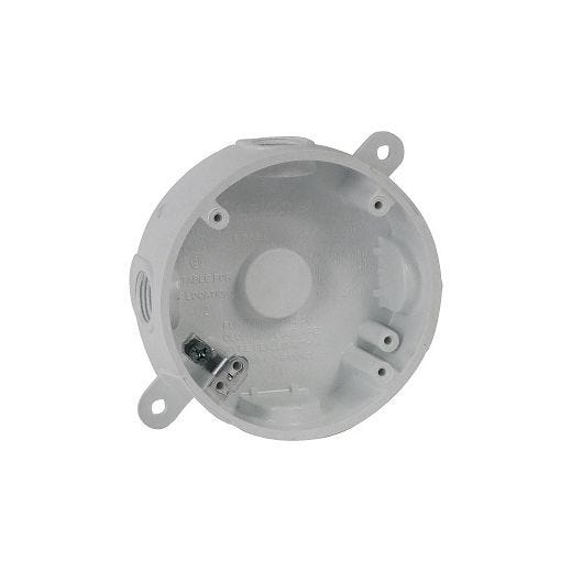 Gray PVC Round Outdoor Device Box