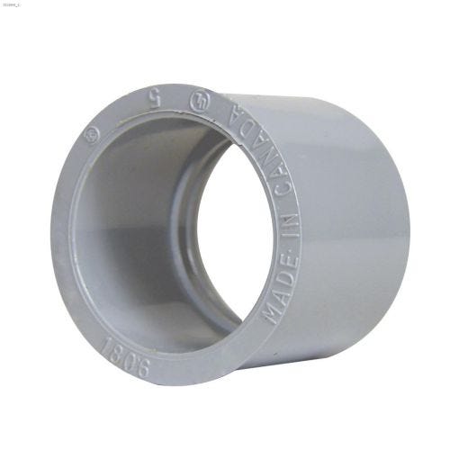 3\/4 - 1\/2\" PVC Gray Reducer Bushing