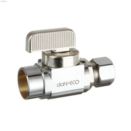 Female Copper Solder x Copper Compression Supply Stop