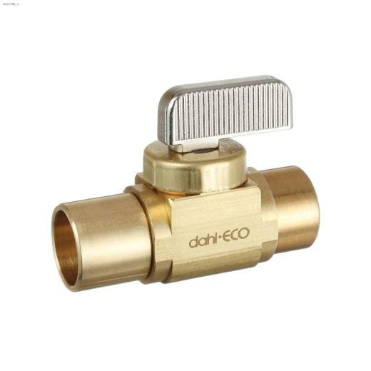 1\/2\" Female Copper Solder In-Line Stop & Isolation Valve