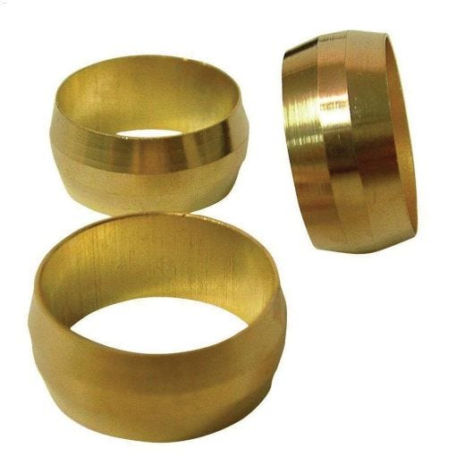 5\/8\" Brass Compression Sleeve