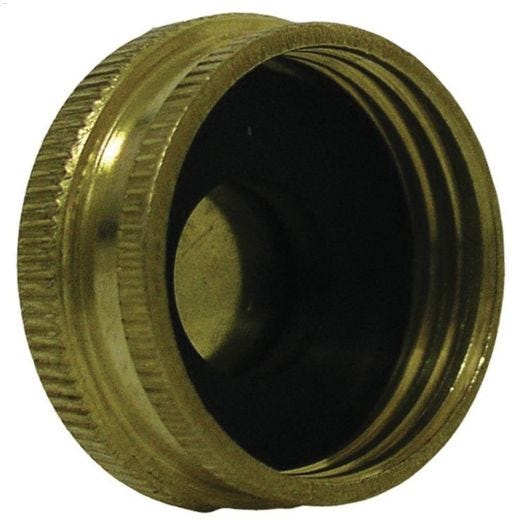 3\/4\" Female Hose Thread Brass Garden Hose Cap