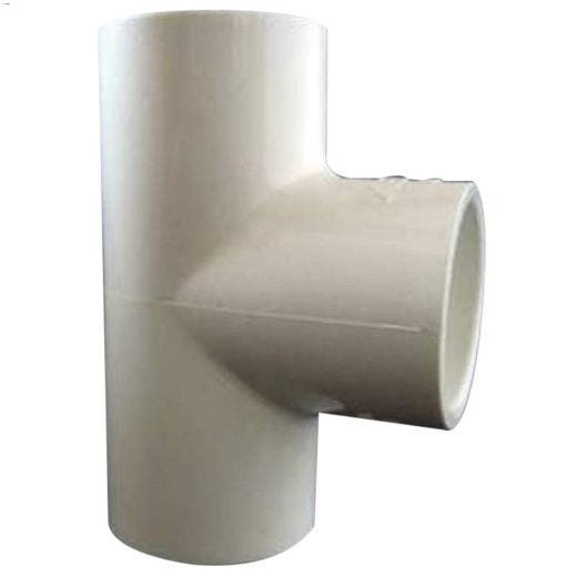 1\" Socket White PVC Pipe Tee