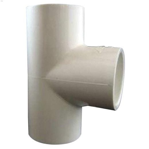3\/4\" Socket White PVC Pipe Tee