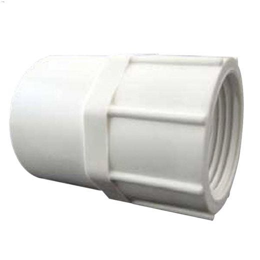 1\/2\" Socket x FPT White PVC Female Adapter