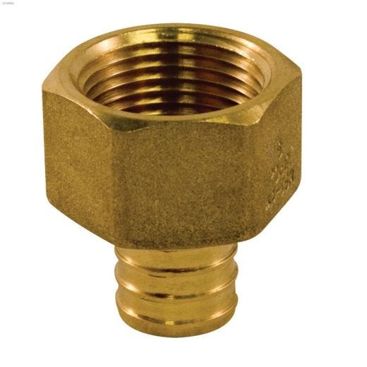 1\/2\" x 3\/4\" Barb x FPT Brass PEX Adapter