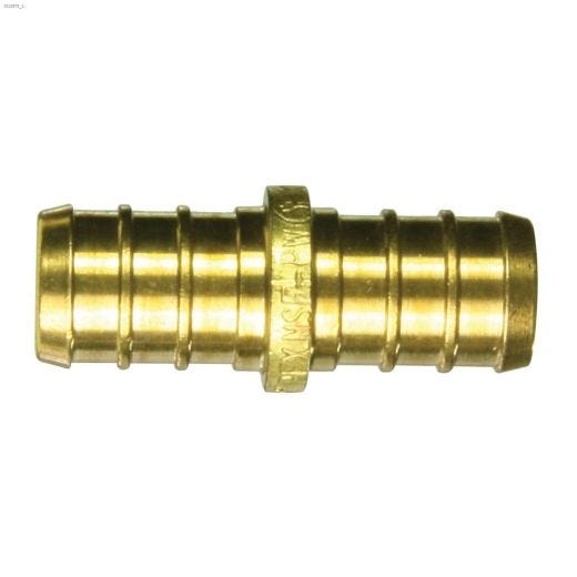 3\/4\" Barb Brass PEX Coupling