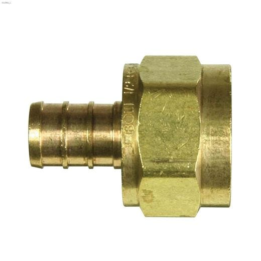 3\/4\" Barb x FPT Brass PEX Adapter