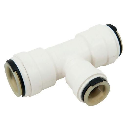 3/4" x 1/2" Plastic Quick Connect Tee