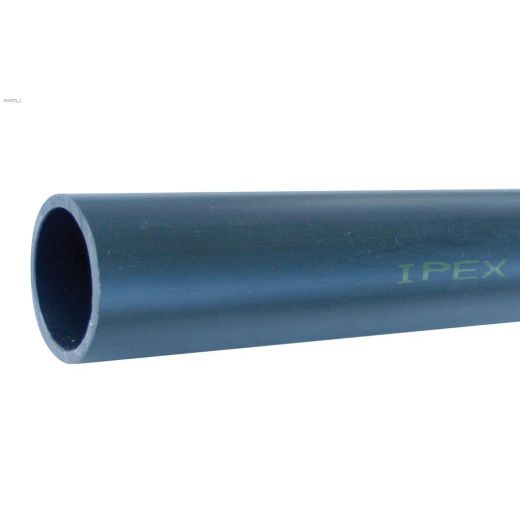 2\" x 12' Black ABS Solid Wall Pipe