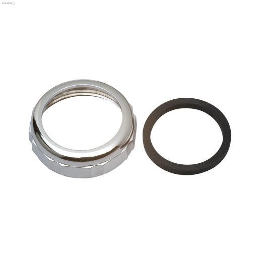 1-1\/4\" Chrome Plated Slip Joint Nut With Washer