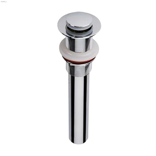 Chrome Pop-Up Drain Without Overflow