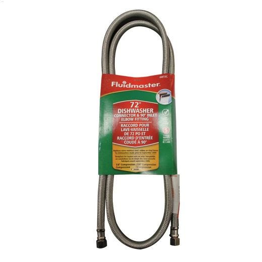 3/8" Compression Dishwasher Connector With Elbow