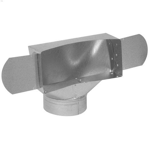 4\" x 10\" x 5\" Galvanized 30 ga. Ceiling Boot