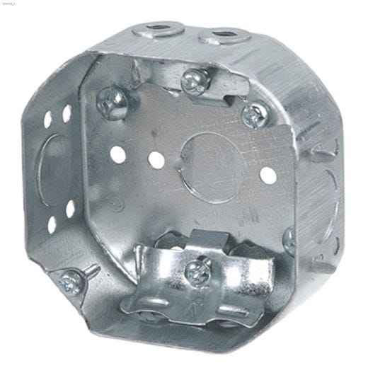 4\" x 1-1\/2\" Rugged Metallic L Octagon Device Box