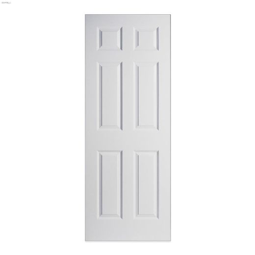 24\" x 80\" Prime White Masonite Classics SNS Door