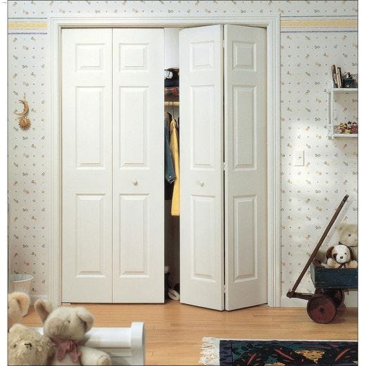 30" x 80" 6-Panel Interior Door