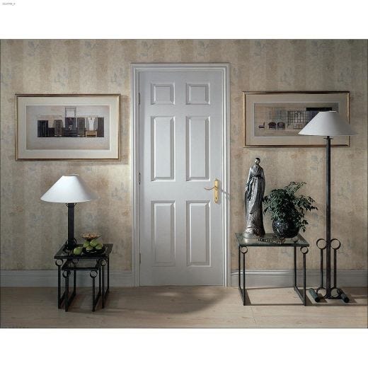 30" x 80" 6-Panel Safe N' Sound Interior Door