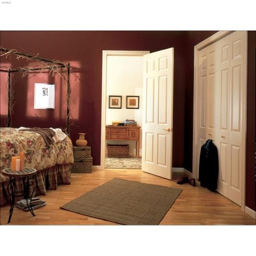 30" x 80" 6-Panel Safe N' Sound Interior Door