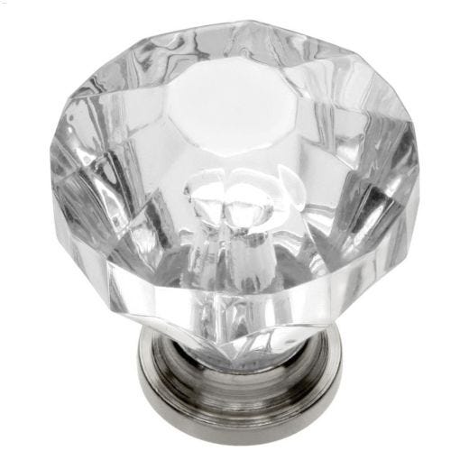 1-1\/4\" Crysacrylic Crystal Palace Cabinet Knob