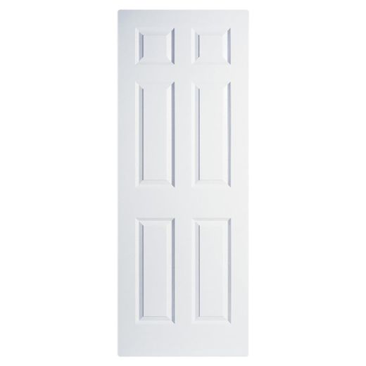 36" x 80" 6-Panel Prehung Interior Door