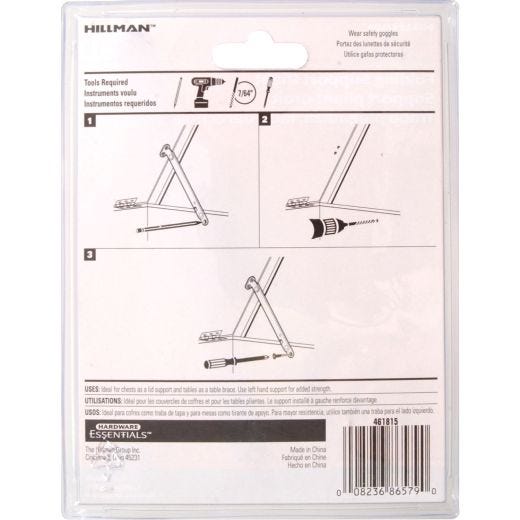 Brass Plated Right Side Folding Support