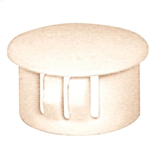 1\/4\" Plastic White Hole Plug-2\/Pack
