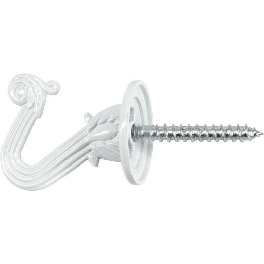 Crochet décoratif blanc