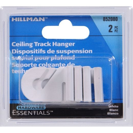 Crochet de plafond suspendu blanc-2/paquet