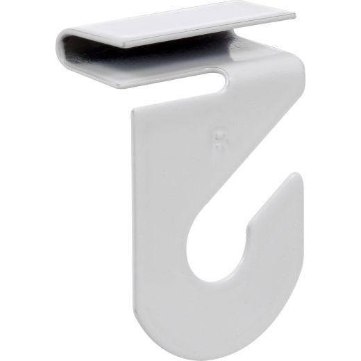 Crochet de plafond suspendu blanc-2/paquet