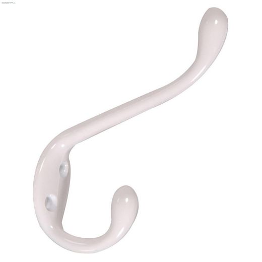 White Heavy Duty Garment Hook