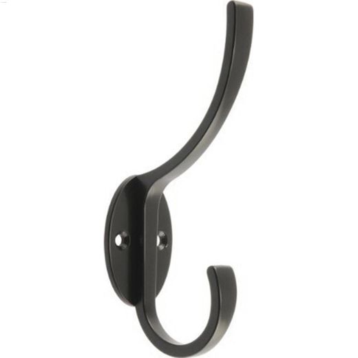 Black Ornamental Coat\/Hat Hook
