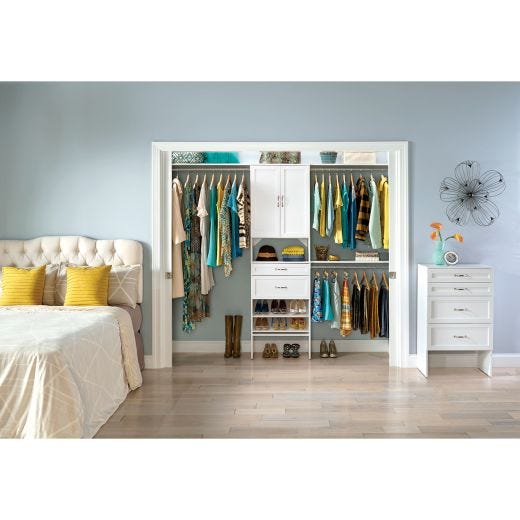 Ensemble de démarrage de tour bois stratifié blanc 25" x 14"
