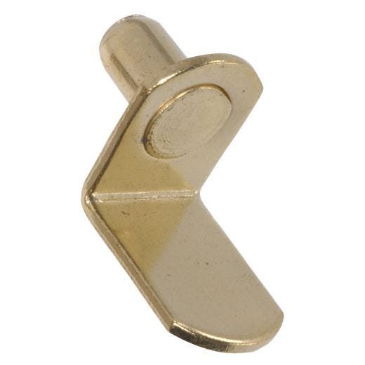 1/4" Brass Steel Shelf Pin-20/Pack