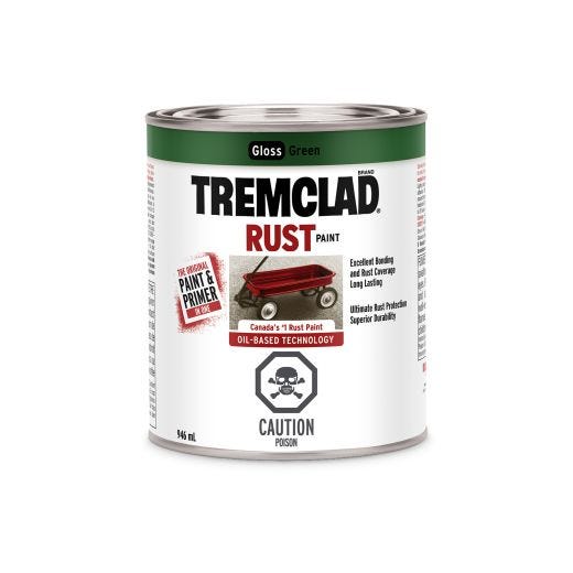 Peinture antirouille à huile vert lustrée Tremclad® 946 ml