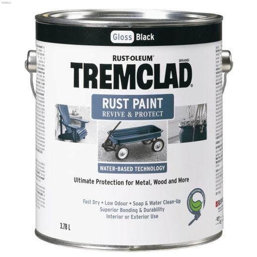 Tremclad\u00ae 3.78 L Can Gloss Water-Based Rust Paint