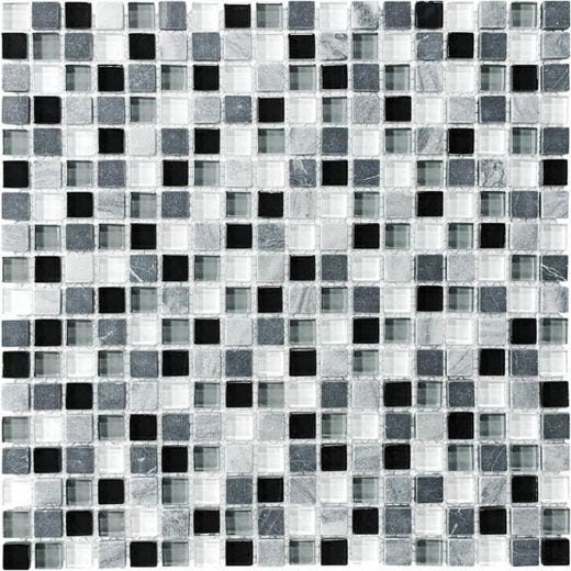 5\/8\" x 5\/8\" Midnight Blend Bliss Mosaic