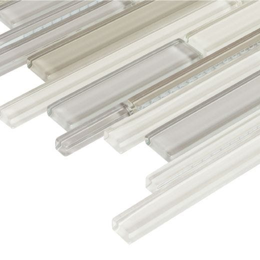 2"x6" Natural Blend Element Random Strip Mosaic 10pc/10 SFBx