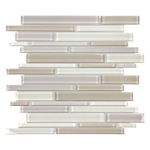 2"x6" Natural Blend Element Random Strip Mosaic 10pc/10 SFBx