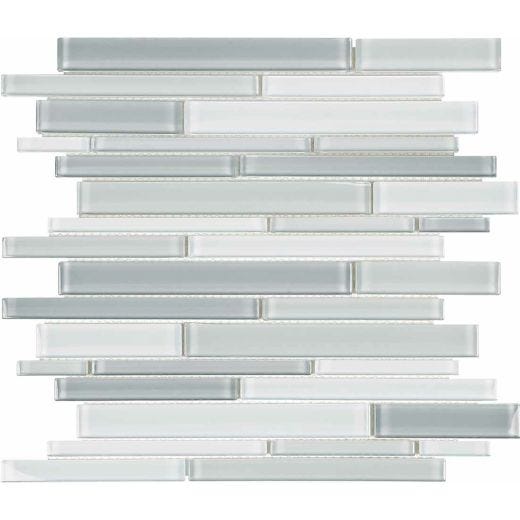 12"x12" Gray Shade Blend Element Mosaic Tile 10 Sq-Ft/Box