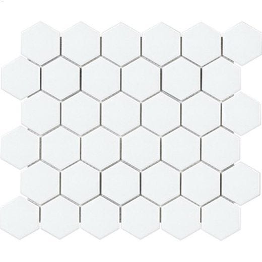 2\" x 1\/4\" Soho Hexagon Mosaic