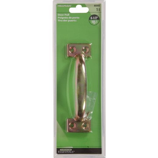 Poignée de porte polyvalente 6 1/2" dichromate zinc et jaune