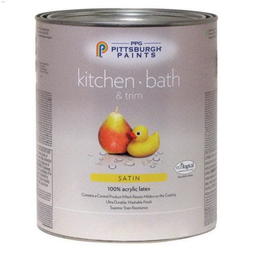 946 mL Satin Kitchen\/Bathroom Latex Paint