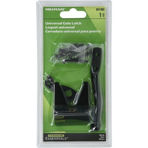 Black Automatic Gate Latch