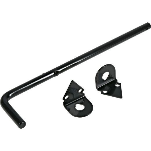 1/2" x 12" Black Cane Bolt